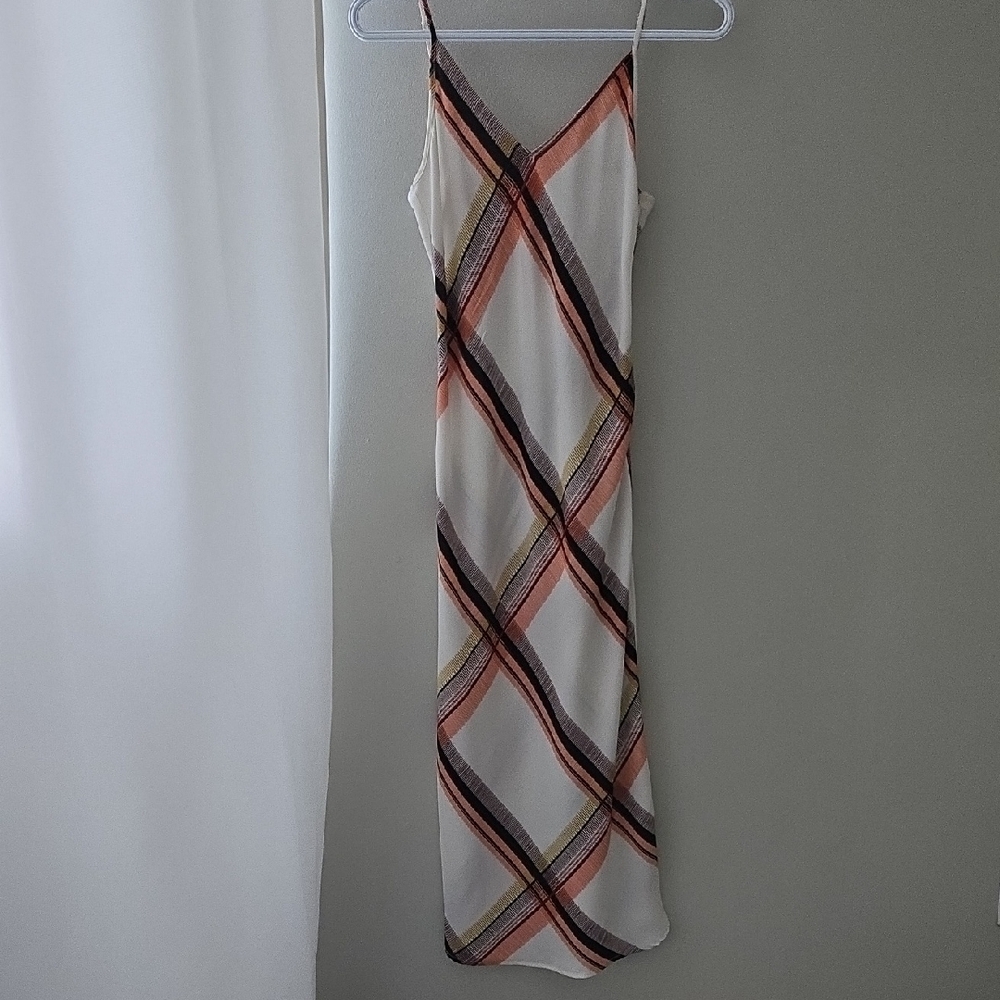 Forever 21 Multicolor Plaid Midi Dress
